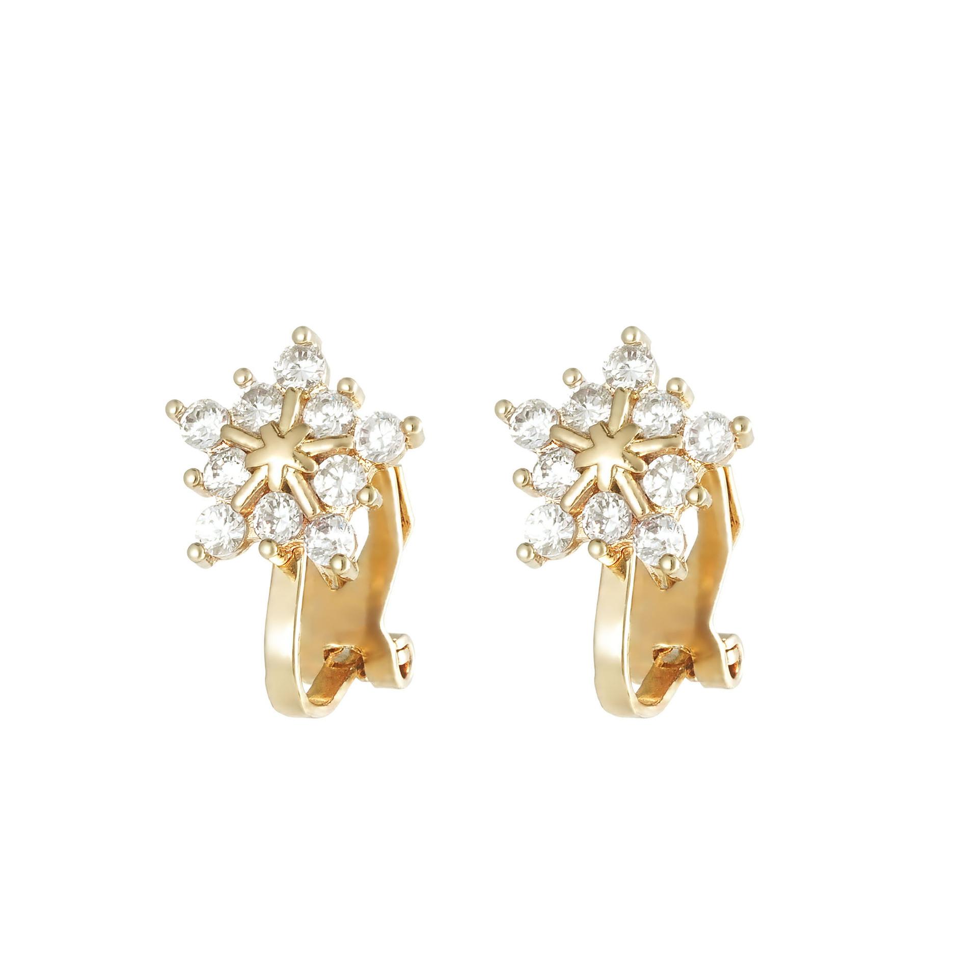 Earrings, Fashionable Personality, Snowflake Shape, Zircon Without Ear Piercings, Ear Clips, Copper Earrings.
Earrings, Fashionable Personality, Snowflake Shape, Zircon Without Ear Piercings, Ear Clips, Copper Earrings.