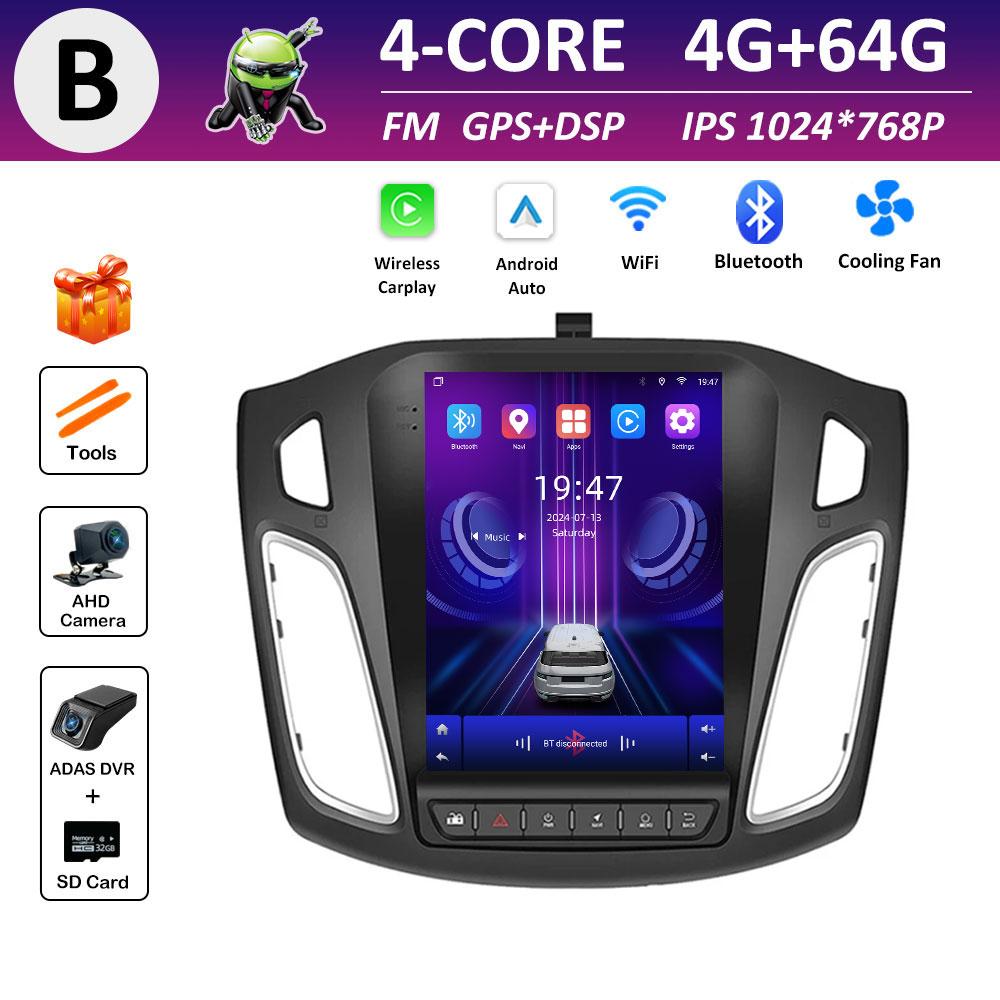 для Ford Focus 3 Mk 3 2011 2012 2013 2014 - 2019 IPS Сенсорний Екран Android Інтелектуальна Система Бездротовий Carplay GPS Навігація 4G
для Ford Focus 3 Mk 3 2011 2012 2013 2014 - 2019 IPS Сенсорний Екран Android Інтелектуальна Система Бездротовий Carplay GPS Навігація 4G