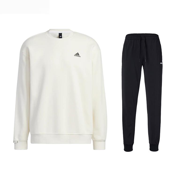 Adidas Crew Neck Pullover Long Sleeve Sweatshirt With Drawstring Knit Pants Casual Sports Set Men sets IB2713+DP2382 S
Adidas Crew Neck Pullover Long Sleeve Sweatshirt With Drawstring Knit Pants Casual Sports Set Men sets IB2713+DP2382 S