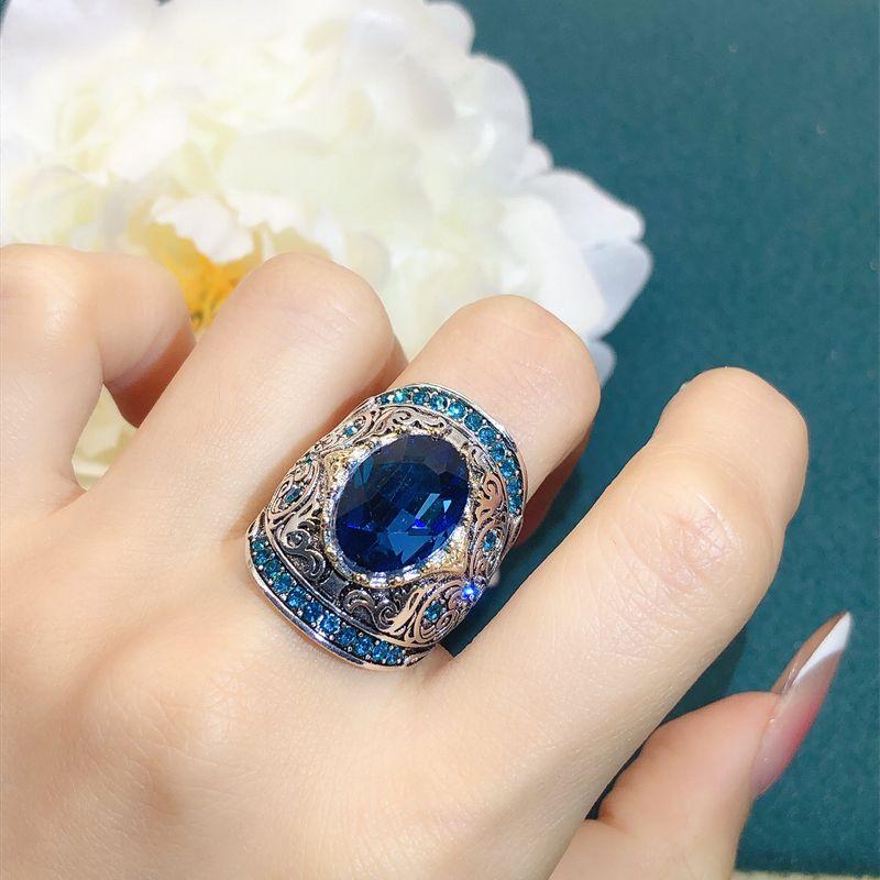 Youngever New Retro Topaz Color Separation Ring European and American Plated 18K Yellow Gold Party Engagement Ring Topaz Ring No. 6
Youngever New Retro Topaz Color Separation Ring European and American Plated 18K Yellow Gold Party Engagement Ring Topaz Ring No. 6