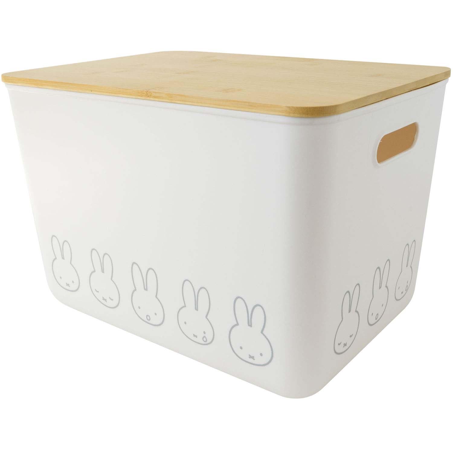 Okato Miffy Bamboo Storage Case with Lid, LL, Stackable, 36cm Wide x 24.4cm High x 25.5cm Deep
Okato Miffy Bamboo Storage Case with Lid, LL, Stackable, 36cm Wide x 24.4cm High x 25.5cm Deep