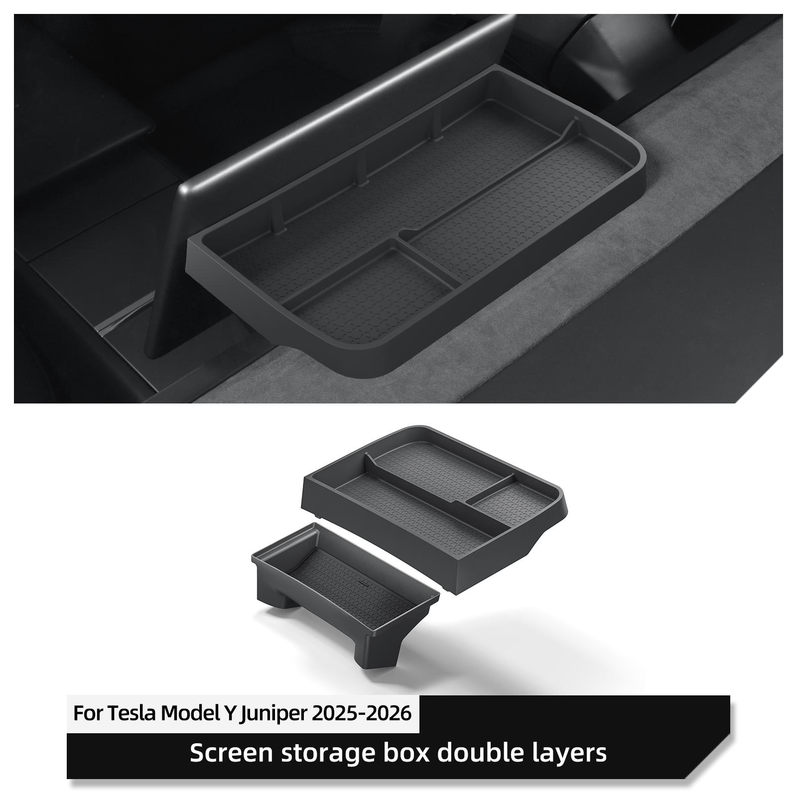 for Tesla Model Y Juniper/Launch 2026 Car Dashboard Storage Box Interior Accessories Central Control Screen Rear Storage Tray
for Tesla Model Y Juniper/Launch 2026 Car Dashboard Storage Box Interior Accessories Central Control Screen Rear Storage Tray