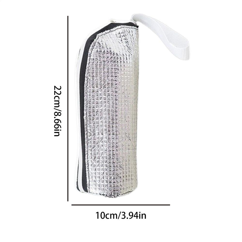 Water Bottle Sleeves 2 Pieces Water Bottle Thermal Sleeve Hangable Aluminum Foil Hot Milk Storage Pouch For Adult Youth Student
Water Bottle Sleeves 2 Pieces Water Bottle Thermal Sleeve Hangable Aluminum Foil Hot Milk Storage Pouch For Adult Youth Student