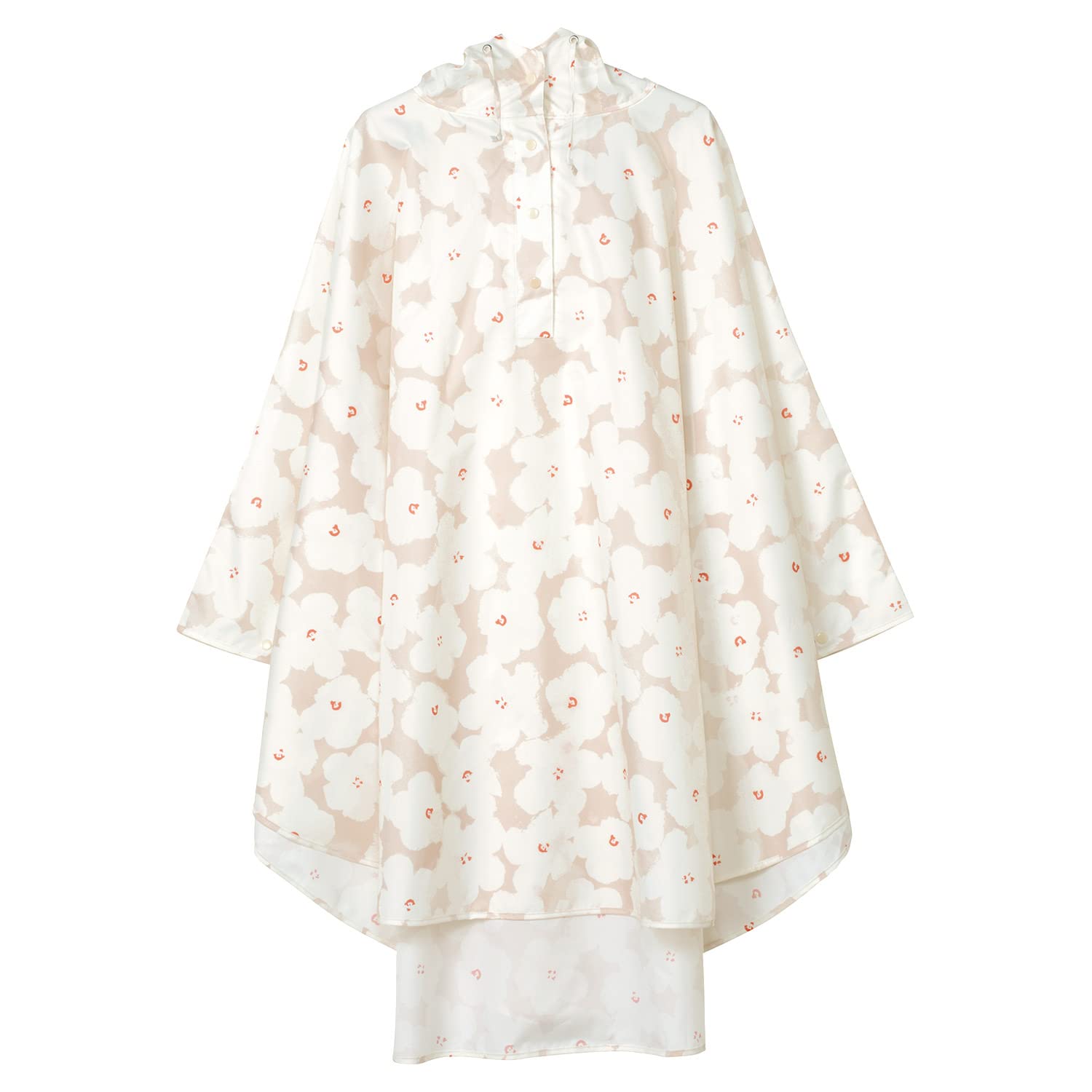 Rain Poncho Hana Print Beige Raincoat Can be worn even with a backpack on Can be worn over outerwear Outdoor Leisure Festivals Stylish Cute Women
Rain Poncho Hana Print Beige Raincoat Can be worn even with a backpack on Can be worn over outerwear Outdoor Leisure Festivals Stylish Cute Women