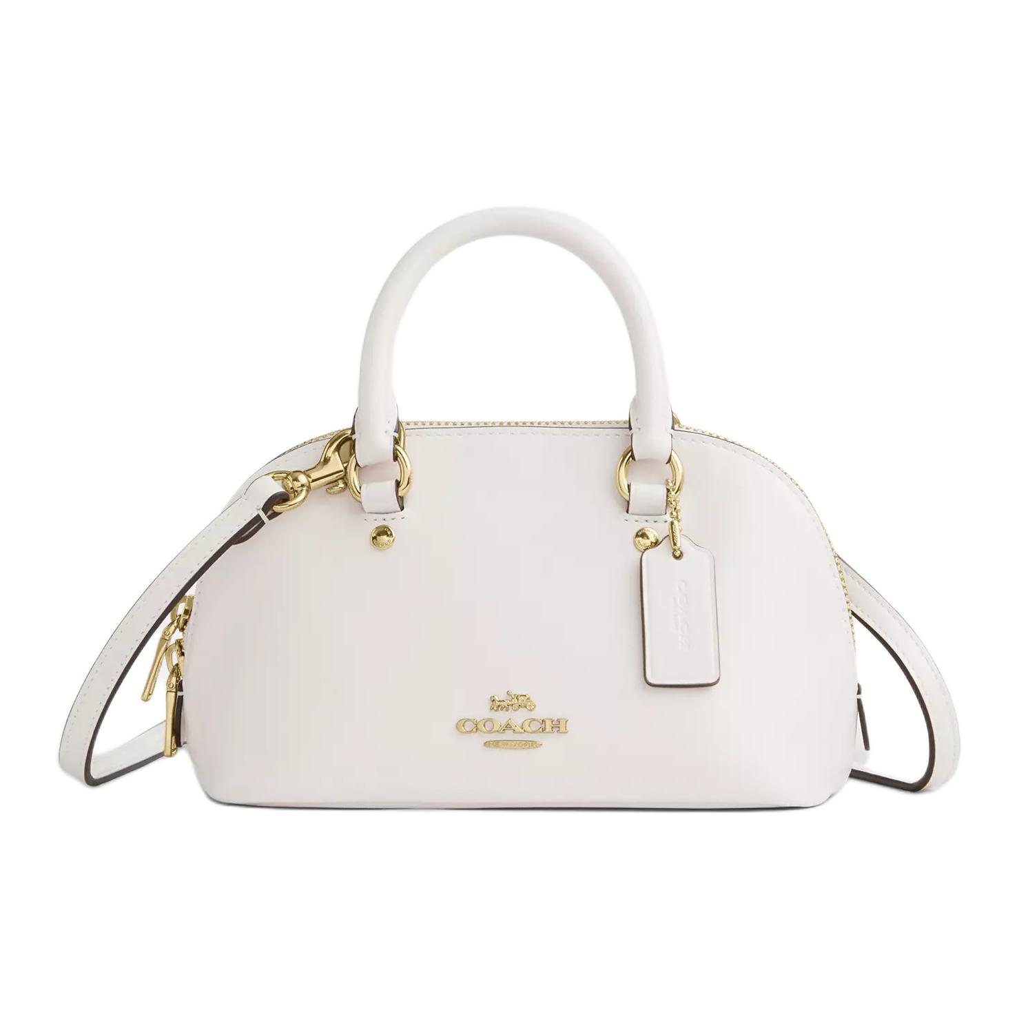 Coach Lara Zipper Closure Detachable Shoulder Strap Classic Gold Label Glossy Nappa Leather Handbag Women handbag Chalk-White CEA01-IMCHK Basic Set (Bag+Dust Bag)
Coach Lara Zipper Closure Detachable Shoulder Strap Classic Gold Label Glossy Nappa Leather Handbag Women handbag Chalk-White CEA01-IMCHK Basic Set (Bag+Dust Bag)