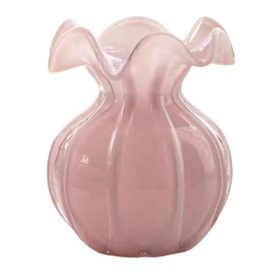 Small Glass Flower Vase Decorative Floral Arrangement Holder with Money Bag Opening Design for Living Room Indoor Table Centerpiece Small
Small Glass Flower Vase Decorative Floral Arrangement Holder with Money Bag Opening Design for Living Room Indoor Table Centerpiece Small
