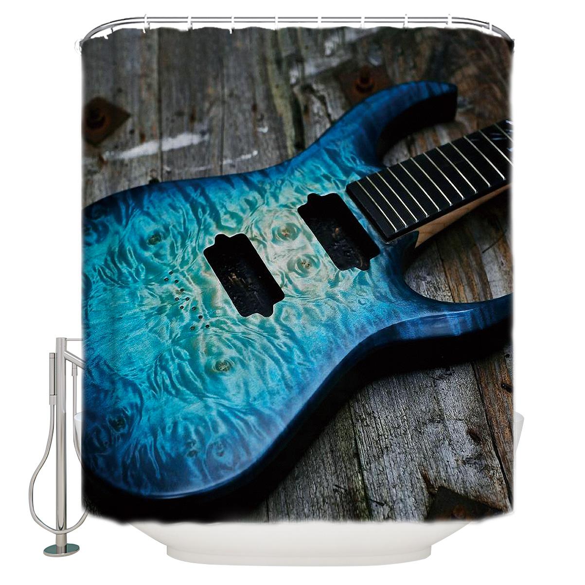 Music Decor Electric Guitars On Lighted Wooden Floor Shower Curtains Polyester Fabric Waterproof Bath Curtain Shower Curtain W60H190(CM)-1 Pcs
Music Decor Electric Guitars On Lighted Wooden Floor Shower Curtains Polyester Fabric Waterproof Bath Curtain Shower Curtain W60H190(CM)-1 Pcs