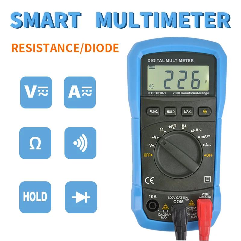 LCD Digital Multimeter AC DC Voltage Diode Freguency Multitester Current Tester Backlight Display with Buzzer Multimeter
LCD Digital Multimeter AC DC Voltage Diode Freguency Multitester Current Tester Backlight Display with Buzzer Multimeter