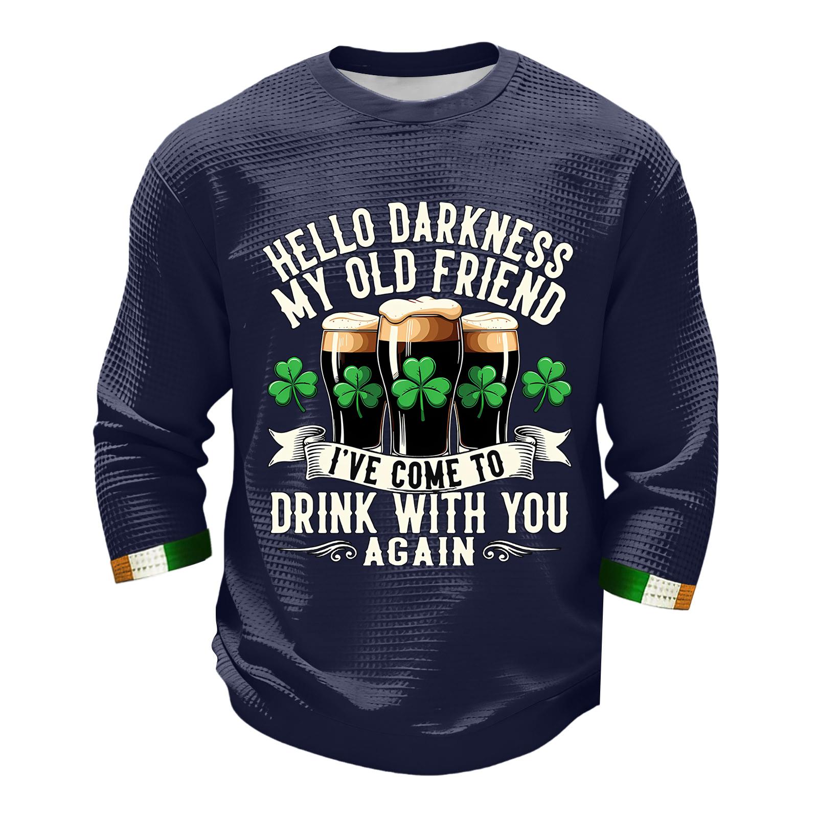 Men s Fashion Long Sleeve T-Shirt St. Patrick s Day Shirt XXXXL тёмно-синий
Men s Fashion Long Sleeve T-Shirt St. Patrick s Day Shirt XXXXL тёмно-синий