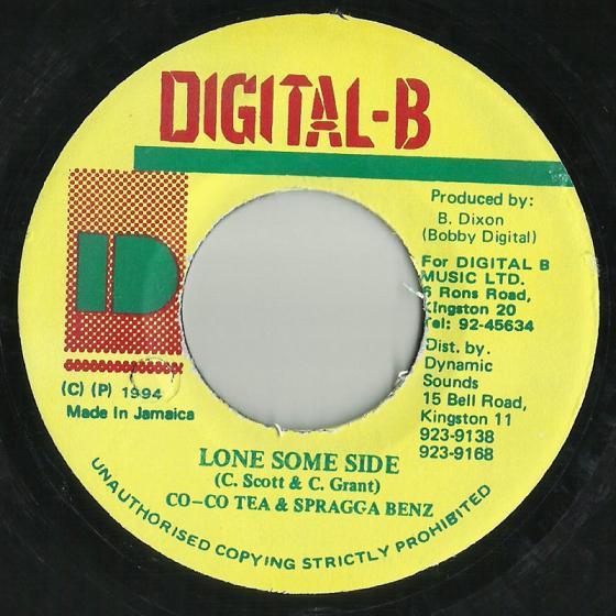 7inch Record COCOA TEA & SPRAGGA BENZ - Lone Some Side NONE Digital-B 1994 Jamaica Reggae, Ska & Dub Used
7inch Record COCOA TEA & SPRAGGA BENZ - Lone Some Side NONE Digital-B 1994 Jamaica Reggae, Ska & Dub Used