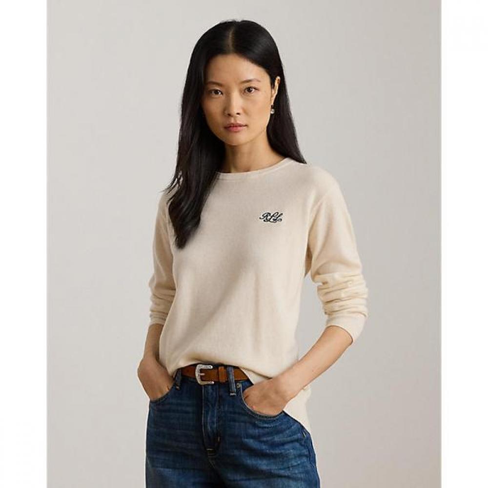 Ralph Lauren Embroidered Cashmere Crewneck Sweater Wmlrswes6820850101 M
Ralph Lauren Embroidered Cashmere Crewneck Sweater Wmlrswes6820850101 M