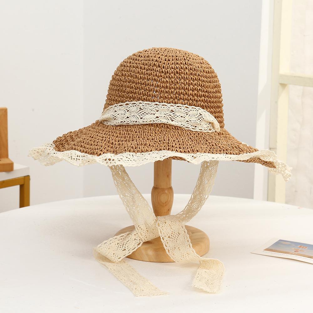 Summer Hats for women sun hat Lace Ribbon Sunshade Sun Protect Beach Accessories Sunhat Big Brim Vacation Foldable Cap Wholesale 56-58CM бежевий
Summer Hats for women sun hat Lace Ribbon Sunshade Sun Protect Beach Accessories Sunhat Big Brim Vacation Foldable Cap Wholesale 56-58CM бежевий
