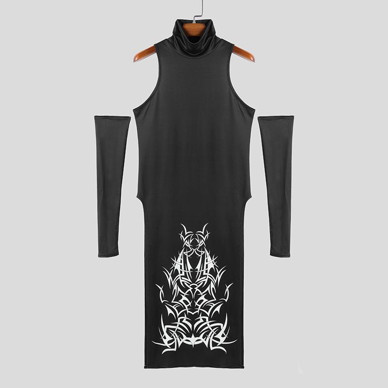 INCERUN Мужские летние нарукавники с высоким воротником, без рукавов, с разрезами, длинные майки 4XL
INCERUN Мужские летние нарукавники с высоким воротником, без рукавов, с разрезами, длинные майки 4XL