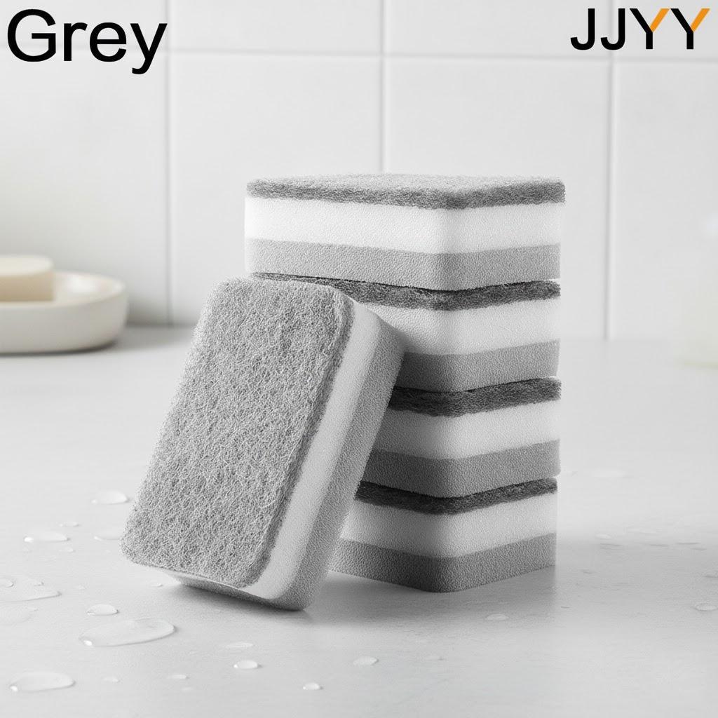 Powerful Double-sided Cleaning Brush Sponge Dishcloth for Bathroom Kitchen Utensils Dishwashing Tools сірий
Powerful Double-sided Cleaning Brush Sponge Dishcloth for Bathroom Kitchen Utensils Dishwashing Tools сірий
