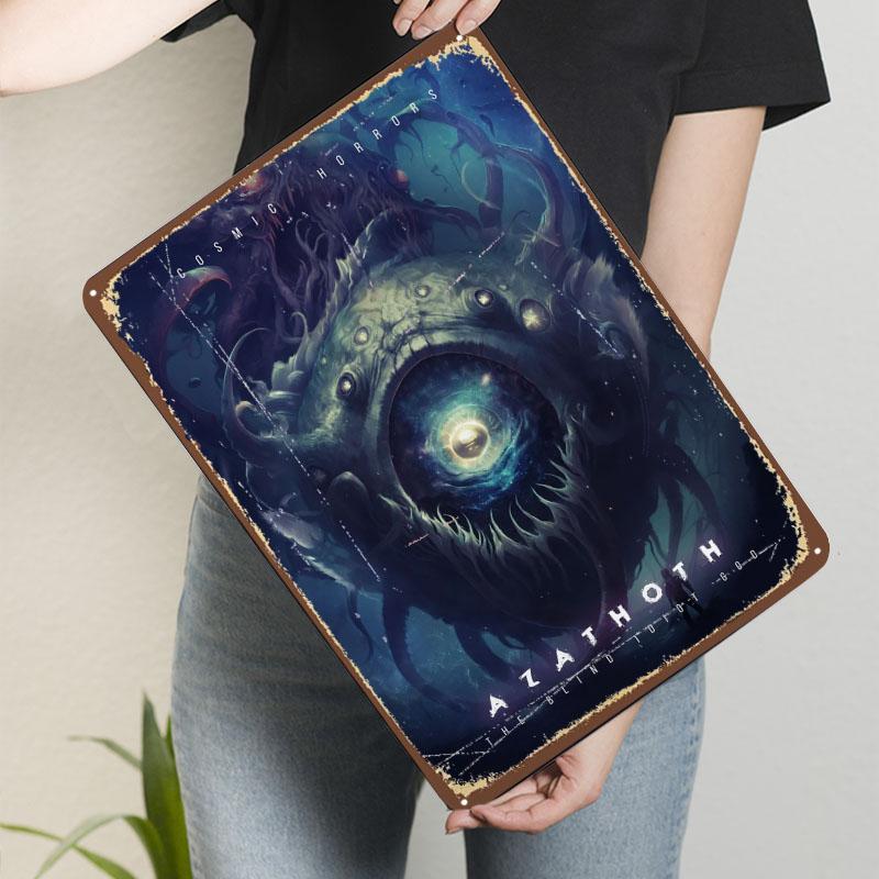 Azathoth Metal Signs Fantasy Poster Room Decorations Custom Tin Plates for Wall Art Decoration Coffee Bar Accessories Man Cave 20x30cm(7.8x11.8inch)
Azathoth Metal Signs Fantasy Poster Room Decorations Custom Tin Plates for Wall Art Decoration Coffee Bar Accessories Man Cave 20x30cm(7.8x11.8inch)