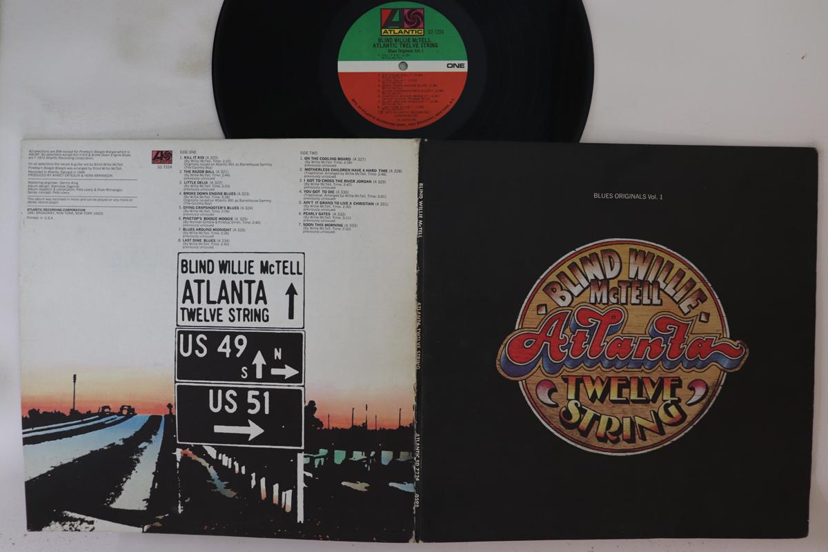 LP Record BLIND WILLIE MCTELL - Atlanta Twelve String SD7224 ATLANTIC 1972 US Blues Used
LP Record BLIND WILLIE MCTELL - Atlanta Twelve String SD7224 ATLANTIC 1972 US Blues Used