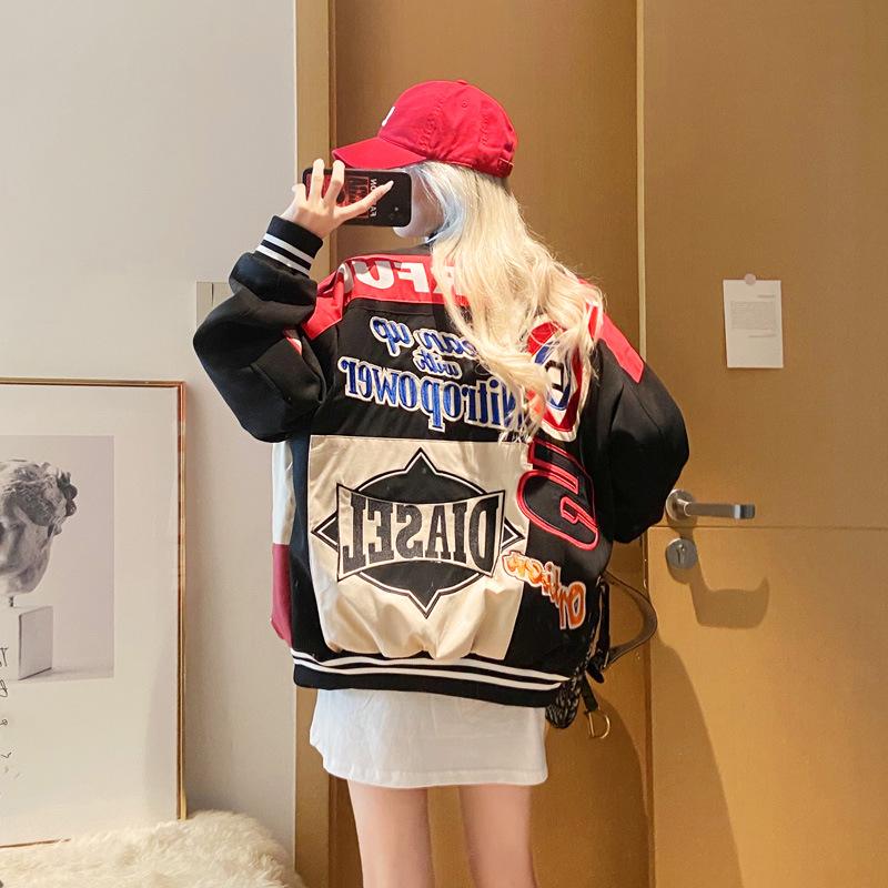 Унісекс Мультяшна Вишита Бейсбольна Куртка - Трендовий Хіп-Хоп Стиль для Весни та Осені XXL
Унісекс Мультяшна Вишита Бейсбольна Куртка - Трендовий Хіп-Хоп Стиль для Весни та Осені XXL