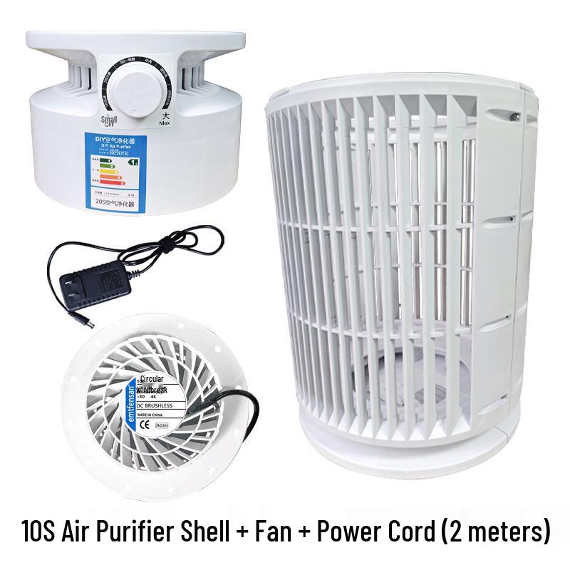 DIY10S Dual-Barrel Air Purifier: Formaldehyde, Smoke, Dust, and Pet Hair Remover for Bedrooms and Living Rooms
DIY10S Dual-Barrel Air Purifier: Formaldehyde, Smoke, Dust, and Pet Hair Remover for Bedrooms and Living Rooms