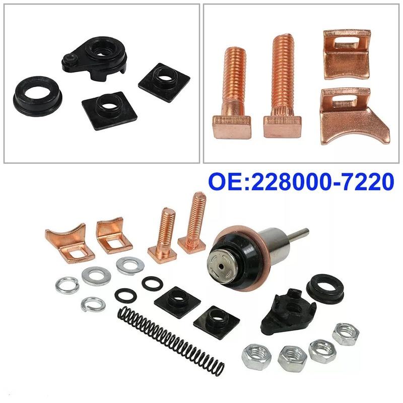 Motor Solenoid Repair Rebuild Kit Fit For Land Rover Discovery TD5 2.5 228000-7220 Diesel Starter Motor Repair Fix Kit
Motor Solenoid Repair Rebuild Kit Fit For Land Rover Discovery TD5 2.5 228000-7220 Diesel Starter Motor Repair Fix Kit