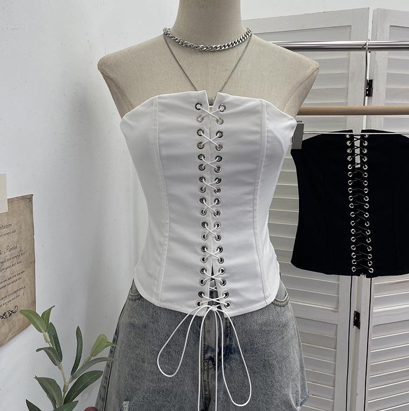 Spicy Girl Strapless Waist-Cinching Crop Top with Anti-Slip Design and Cutout Details (Style 2829) One Size белый
Spicy Girl Strapless Waist-Cinching Crop Top with Anti-Slip Design and Cutout Details (Style 2829) One Size белый