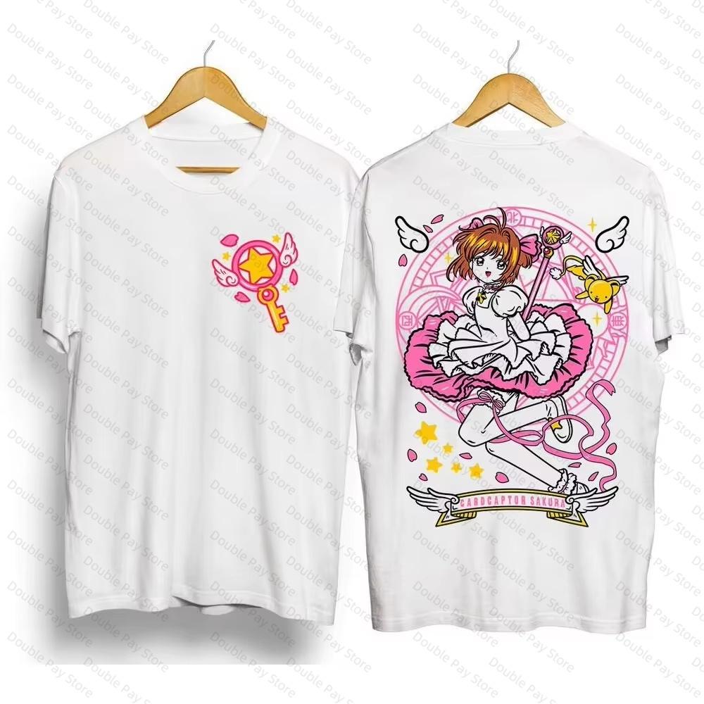 Sakura Card Captor Shirt Graphic Tees Clothes Unisexs Shirts Women tshirts Vintage Streetwear Breathable and Comfortable Tops S
Sakura Card Captor Shirt Graphic Tees Clothes Unisexs Shirts Women tshirts Vintage Streetwear Breathable and Comfortable Tops S