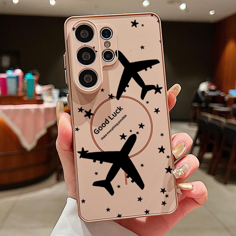 Magnetic For Magsafe Case For Samsung Galaxy S26 Ultra S25 Edge S24 Plus S23 FE S22 A17 A54 A55 A56 A57 5G Airplane Snow Mountain Pattern Cover Samsung A55 5G золотий
Magnetic For Magsafe Case For Samsung Galaxy S26 Ultra S25 Edge S24 Plus S23 FE S22 A17 A54 A55 A56 A57 5G Airplane Snow Mountain Pattern Cover Samsung A55 5G золотий