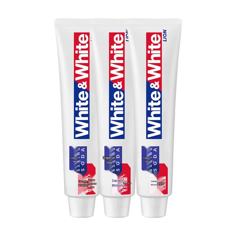 Lion White&White Grapefruit Baking Soda Toothpaste
Lion White&White Grapefruit Baking Soda Toothpaste