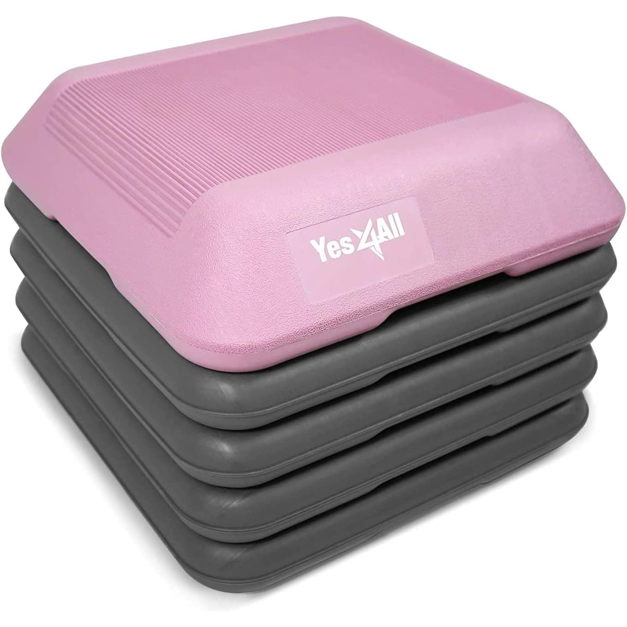 Yes4All Aerobics 41cm x 41cm x Single Step with 4 5 Height Imported from CXKW Platform, Pink/Gray, 10cm, Risers, Adjustments, Non-Slip, [Officially
Yes4All Aerobics 41cm x 41cm x Single Step with 4 5 Height Imported from CXKW Platform, Pink/Gray, 10cm, Risers, Adjustments, Non-Slip, [Officially