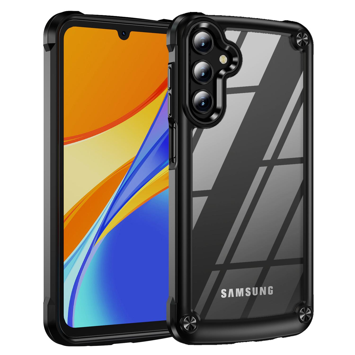 For Samsung Galaxy A15 4G/5G Phone Case Hybrid PC+TPU Back Cover with Alloy Lens Frame Black
For Samsung Galaxy A15 4G/5G Phone Case Hybrid PC+TPU Back Cover with Alloy Lens Frame Black