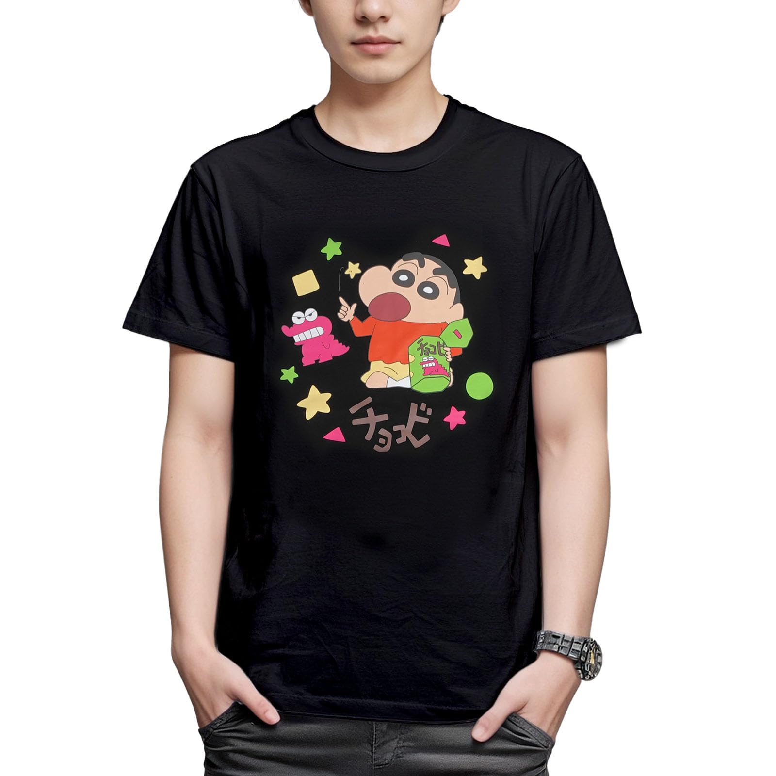 Fineplus Crayon Shin-chan Short Sleeve T-Shirt, Shin-chan, Crocodile Mountain-san, Character Goods
Fineplus Crayon Shin-chan Short Sleeve T-Shirt, Shin-chan, Crocodile Mountain-san, Character Goods