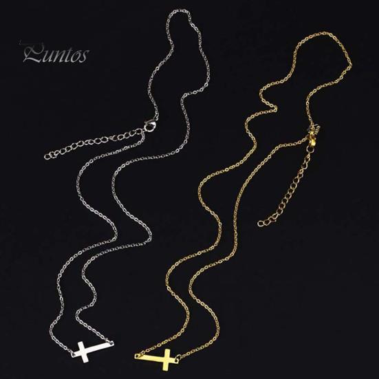 Simple Cross Pendant Necklace Charm Bracelet Adjustable Extension Chain Choker Necklace Beautiful Bracelet
Simple Cross Pendant Necklace Charm Bracelet Adjustable Extension Chain Choker Necklace Beautiful Bracelet
