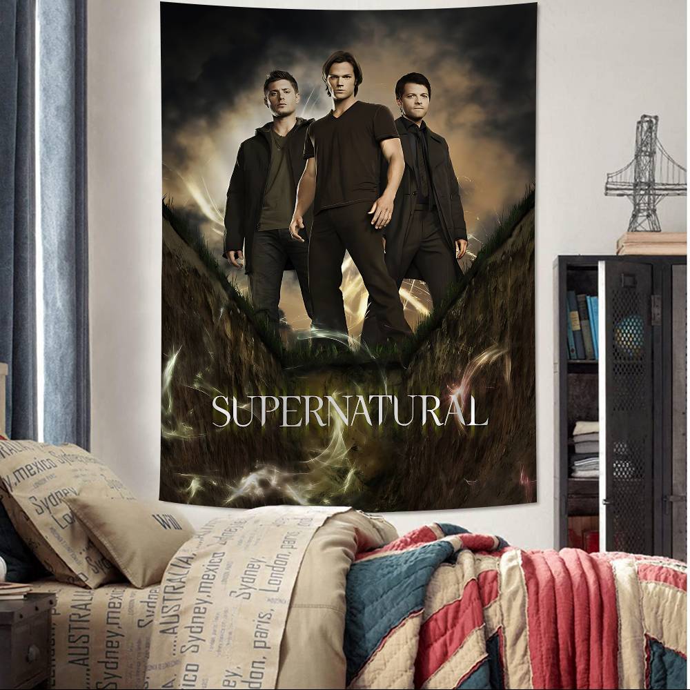 Supernatural TV Series Anime Tapestry Hanging Tarot Hippie Wall Rugs Dorm Wall Hanging Sheets 74x94cm(29x37in)
Supernatural TV Series Anime Tapestry Hanging Tarot Hippie Wall Rugs Dorm Wall Hanging Sheets 74x94cm(29x37in)