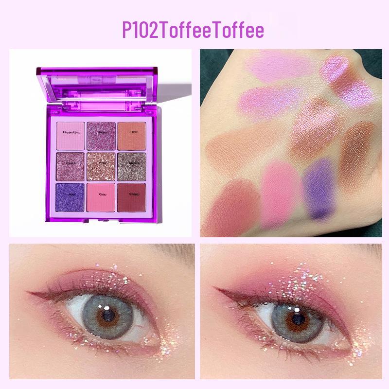 Stydia Nine-Pan Eyeshadow Palette: Purple & Avocado Green with Highlight & Contour Shades
Stydia Nine-Pan Eyeshadow Palette: Purple & Avocado Green with Highlight & Contour Shades