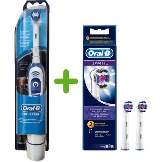 Зубная щетка Oral-B Expert Precision Clean на батарейках и двойная белая сменная насадка 3D
Зубная щетка Oral-B Expert Precision Clean на батарейках и двойная белая сменная насадка 3D