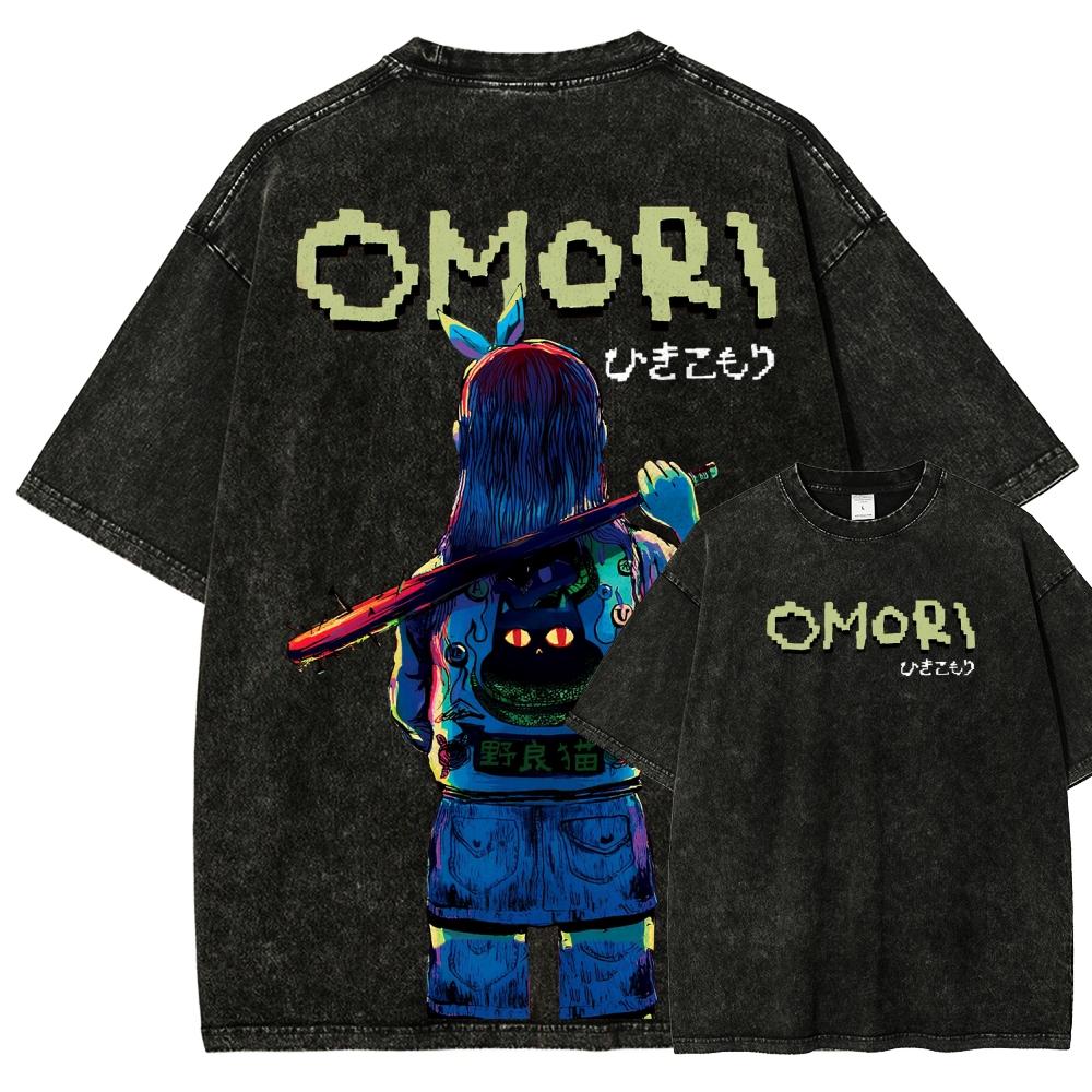 OMORI NewModel Washed T shirt Anime Lover personality Clothes Oversized Year round clothing Unisex hot product high quality tee M
OMORI NewModel Washed T shirt Anime Lover personality Clothes Oversized Year round clothing Unisex hot product high quality tee M