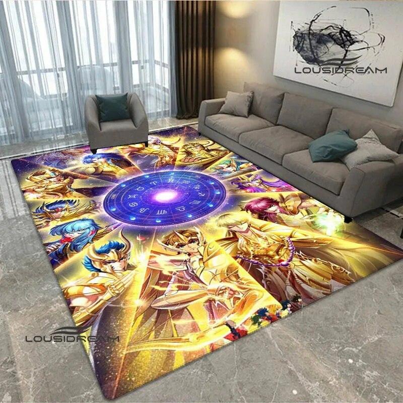 Ковер с героями мультфильмов «Рыцари зодиака», украшение для комнаты, подарок для гостиной, спальни
Ковер с героями мультфильмов «Рыцари зодиака», украшение для комнаты, подарок для гостиной, спальни