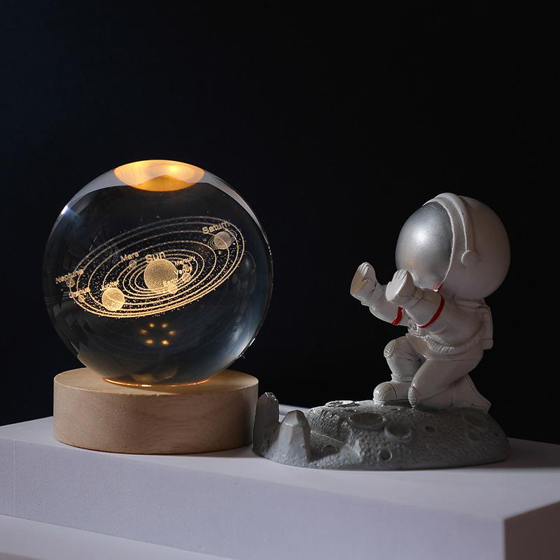 Carved Space Crystal Ball Lamp Glass Night Light for Room Decor Gift 6cm
Carved Space Crystal Ball Lamp Glass Night Light for Room Decor Gift 6cm