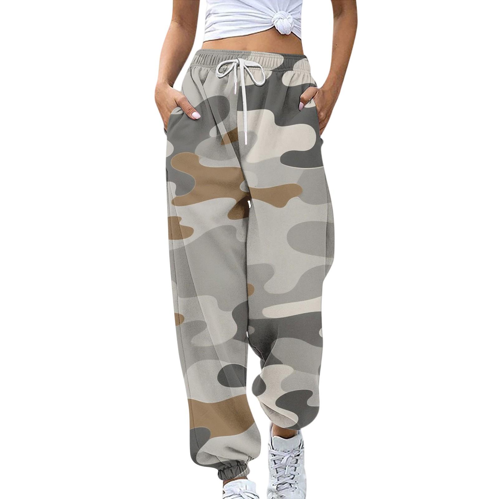 Women s Sports Pants With Pockets Fashion Camouflage Print Elastic Waist Pants Casual Sweatpants Pants XL світло-сірий колір
Women s Sports Pants With Pockets Fashion Camouflage Print Elastic Waist Pants Casual Sweatpants Pants XL світло-сірий колір