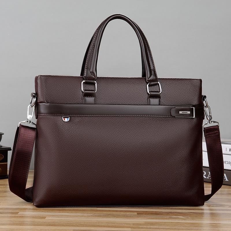 New Men s Handbags Business Documents Bags Computer Bags Large-capacity Waterproof Leather Shoulder Bag Crossbody Bag коричневий
New Men s Handbags Business Documents Bags Computer Bags Large-capacity Waterproof Leather Shoulder Bag Crossbody Bag коричневий
