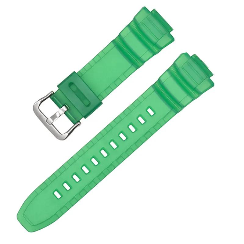 Ремінець з ТПУ смоли для Casio MCW-100H W-S220 HDD-S100 WV-200 AE-2000/2100 Силіконовий спортивний водонепроникний браслет для годинника 16 мм 16mm зелений
Ремінець з ТПУ смоли для Casio MCW-100H W-S220 HDD-S100 WV-200 AE-2000/2100 Силіконовий спортивний водонепроникний браслет для годинника 16 мм 16mm зелений