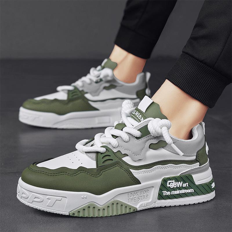 Summer new platform casual non-slip teen student skateboard shoes sneakers 44 зелений
Summer new platform casual non-slip teen student skateboard shoes sneakers 44 зелений