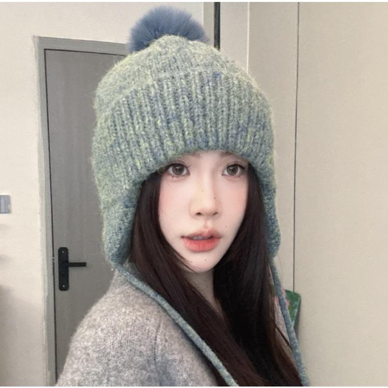 Сладкая и милая теплая шерстяная шапка на зиму, корейская женская шапка Лэй Фэн плюс бархат, ветрозащита для ушей, вязаная шапка One size
Сладкая и милая теплая шерстяная шапка на зиму, корейская женская шапка Лэй Фэн плюс бархат, ветрозащита для ушей, вязаная шапка One size