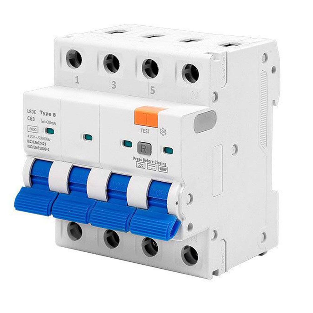 Critical Applications 81.2*70.5*71.3mm Leakage Protector Type B Leakage Protector Circuit Breaker 30mA Protection China Mainland
Critical Applications 81.2*70.5*71.3mm Leakage Protector Type B Leakage Protector Circuit Breaker 30mA Protection China Mainland