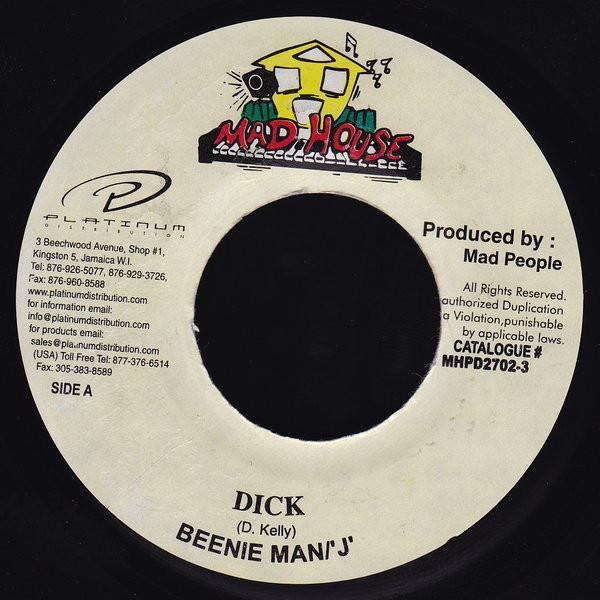 7inch Record BEENIE MAN / J - Dick MHPD27023 Mad House 2003 Jamaica Reggae, Ska & Dub Used
7inch Record BEENIE MAN / J - Dick MHPD27023 Mad House 2003 Jamaica Reggae, Ska & Dub Used