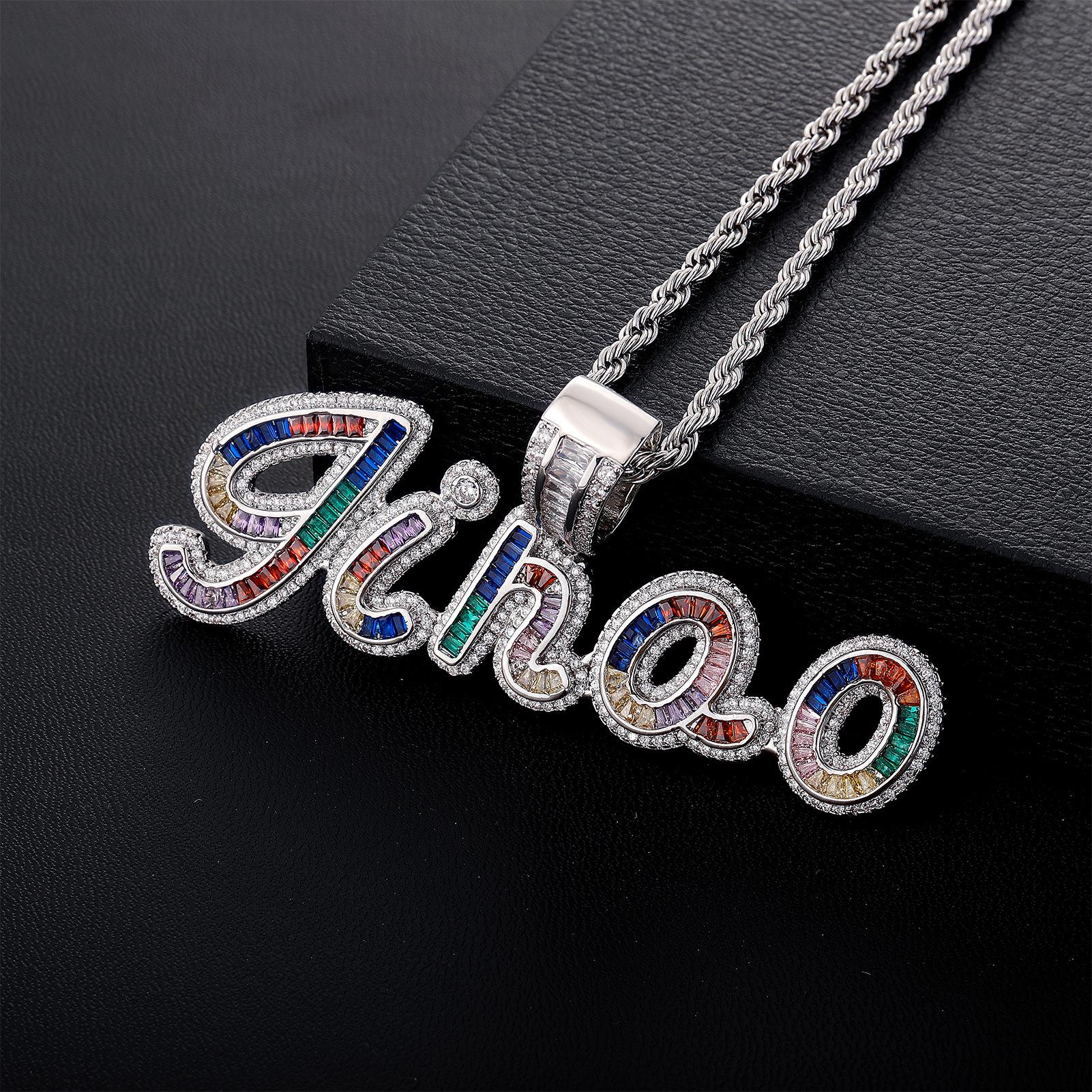 Jin ao DIY Colorful Letter Pendant Trendy Couple Name Necklace Gold Splicing (Specify Letters with Order)
Jin ao DIY Colorful Letter Pendant Trendy Couple Name Necklace Gold Splicing (Specify Letters with Order)