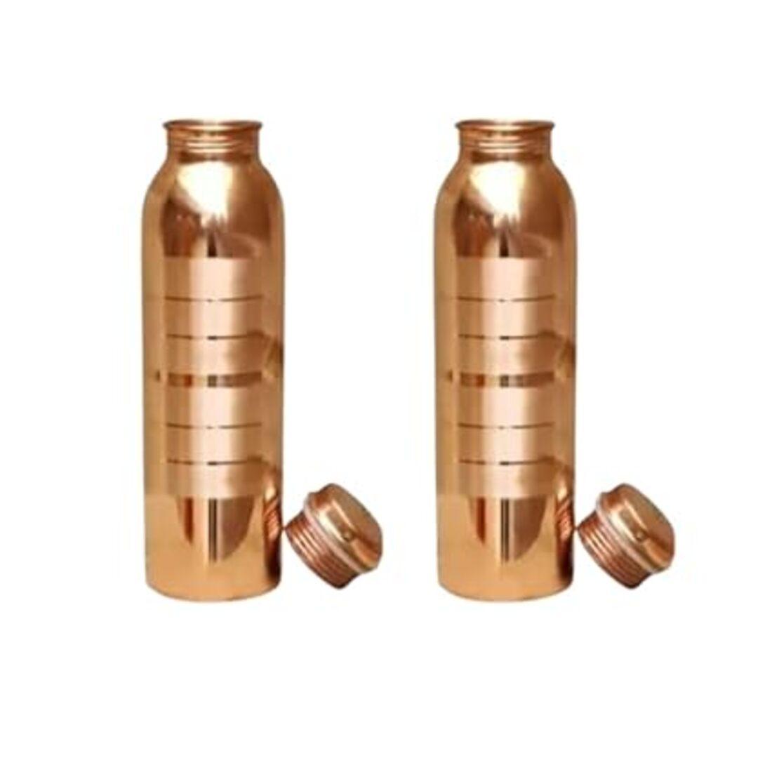 Nirmal Ganga Silver Touch Luxury Copper Bottle 1L (Pack of 2) | Premium Copper Water Bottle | Elegant & Leakproof
Nirmal Ganga Silver Touch Luxury Copper Bottle 1L (Pack of 2) | Premium Copper Water Bottle | Elegant & Leakproof