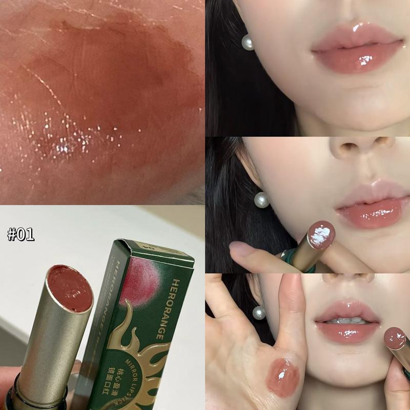 HERORANGE Brand Mirror Water Gloss Lip Glaze Brown Plumping Jelly Lip Gloss Long-lasting Non Stick Cup Lip Makeup Cosmetics
HERORANGE Brand Mirror Water Gloss Lip Glaze Brown Plumping Jelly Lip Gloss Long-lasting Non Stick Cup Lip Makeup Cosmetics