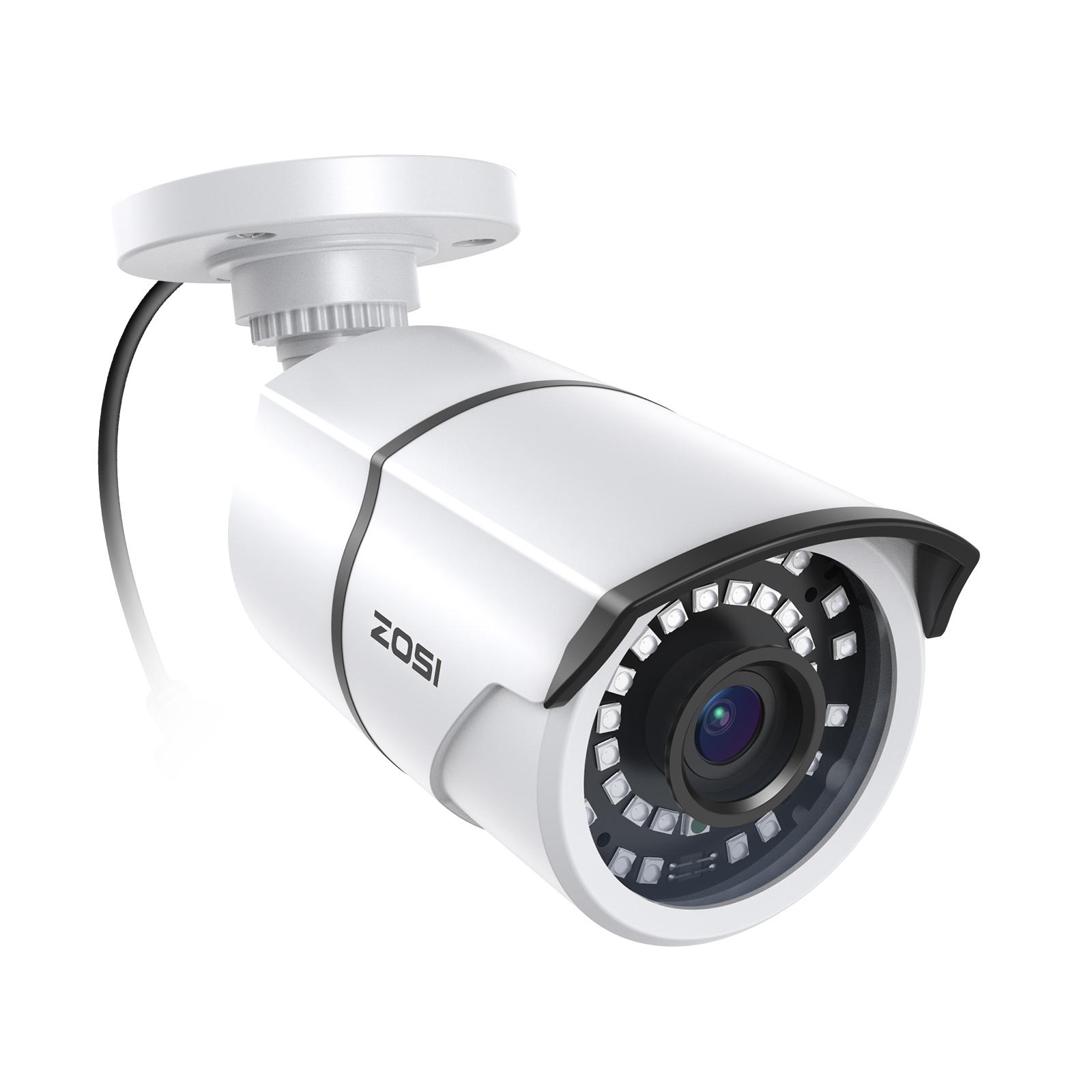 ZOSI 2MP 1080P HD-TVI CCTV Камера нічного бачення для домашньої безпеки з аудіо, сумісна з аналоговим відеореєстратором Zosi 3K Lite White/EU Plug
ZOSI 2MP 1080P HD-TVI CCTV Камера нічного бачення для домашньої безпеки з аудіо, сумісна з аналоговим відеореєстратором Zosi 3K Lite White/EU Plug
