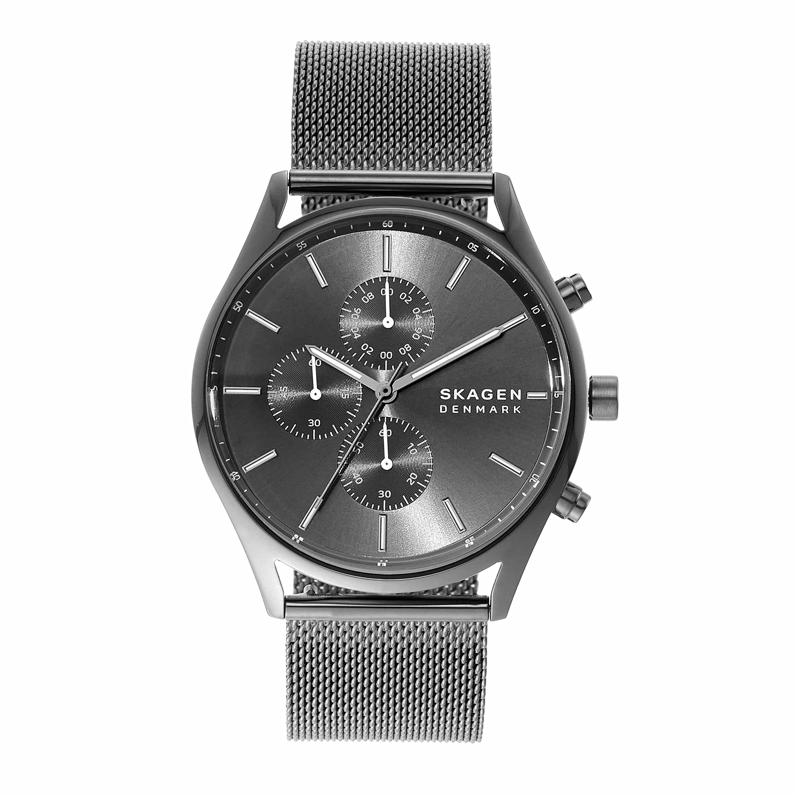 Skagen Men s Holst Stainless Steel Casual Quartz Watch, Gunmetal Steel Mesh, One Size, Holst Chronograph Leather Watch
Skagen Men s Holst Stainless Steel Casual Quartz Watch, Gunmetal Steel Mesh, One Size, Holst Chronograph Leather Watch