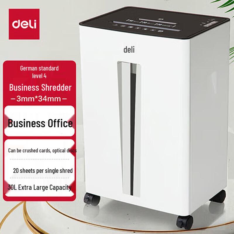 Deli 9918 Paper Shredder CN plug (adapter included)
Deli 9918 Paper Shredder CN plug (adapter included)